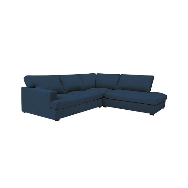 Colțar Windsor & Co Sofas Charles, pe partea dreaptă, albastru-image-1