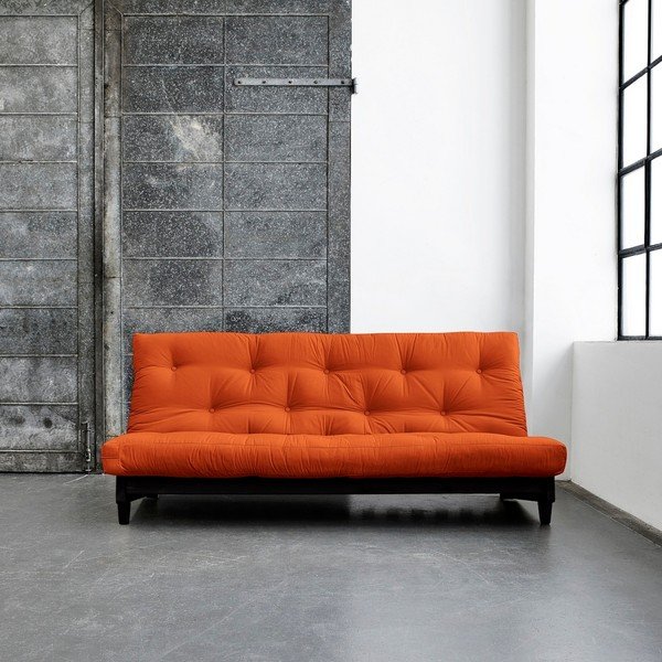 Canapea extensibilă Karup Fresh Wenge/Orange