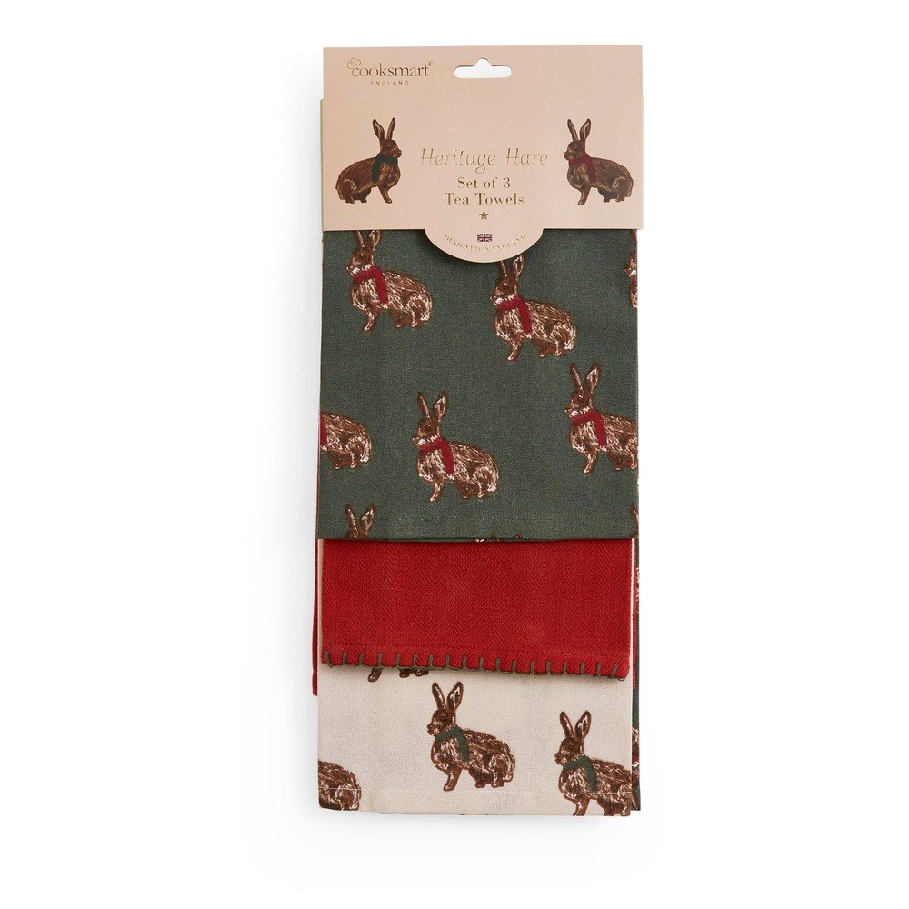 Prosoape de vase 3 buc. 45x65 cm Heritage Hare – Cooksmart ®