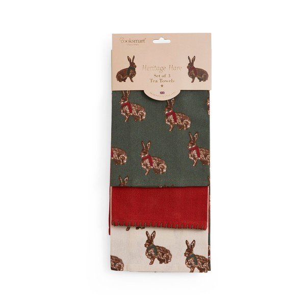 Prosoape de vase 3 buc. 45x65 cm Heritage Hare – Cooksmart ®