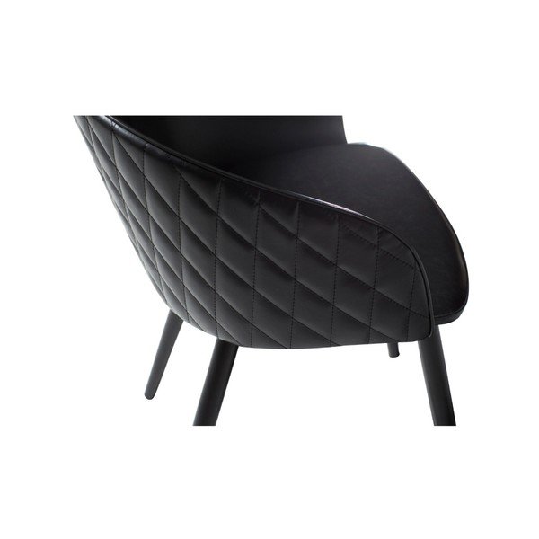 Scaun din piele artificială DAN-FORM Denmark Dual, negru-image-2