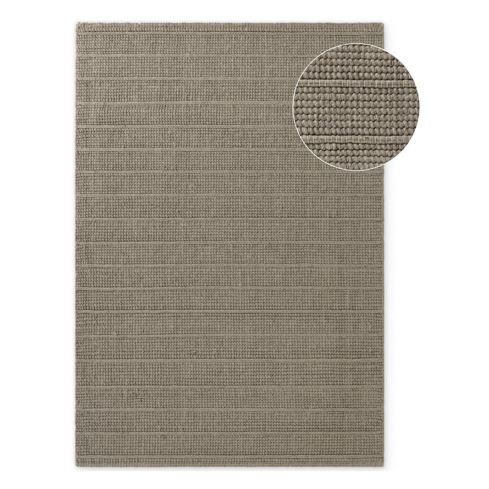 Covor gri țesut manual din lână 160x230 cm Camden Parker – Ted Baker