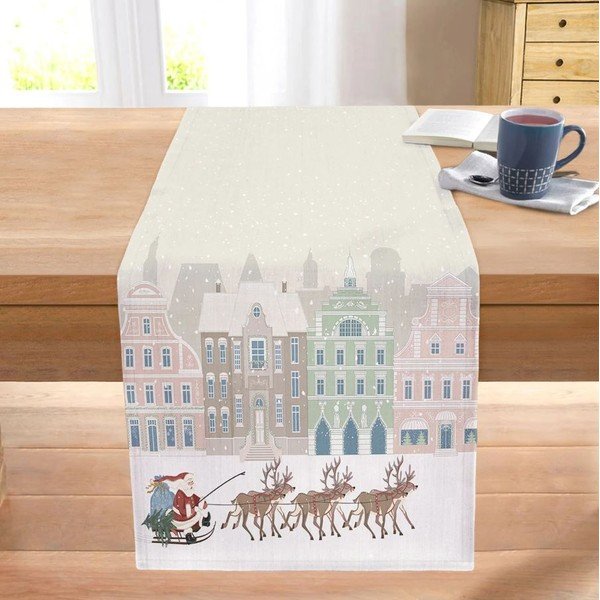 Napron de masă 45x140 cm  cu model de Crăciun Merry Christmas – Mila Home