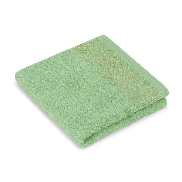 Prosoape de baie verde-deschis 3 buc. din bumbac din frotir Bellis – Restilo-image-1