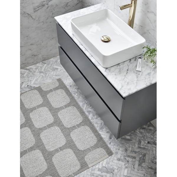 Covor pentru exterior și interior bej 70x100 cm Sten Warm Grey – Pappelina-image-1