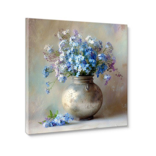 Tablou pe pânză imprimat 32x32 cm Forget-me-not – Styler-image-4