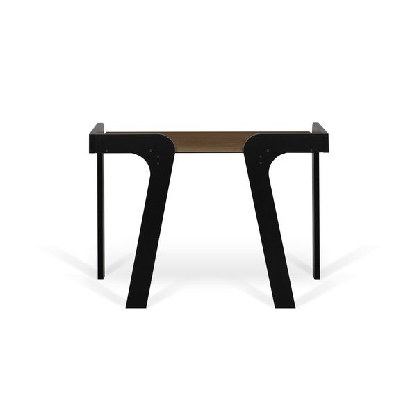Birou cu blat cu aspect de lemn de nuc 105x57,6 cm Maya TemaHome-image-3