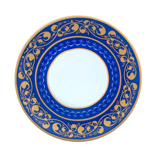 Farfurie din porțelan Vivas Royal, Ø 28 cm, albastru - alb