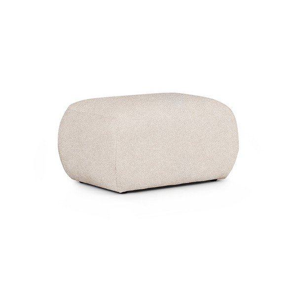 Taburet crem cu tapițerie din țesătură bouclé Mirel – Rodier-image-2