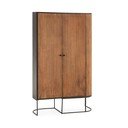 Comodă în culoare naturală din lemn de mango 100x165x40 cm Curve – MOME