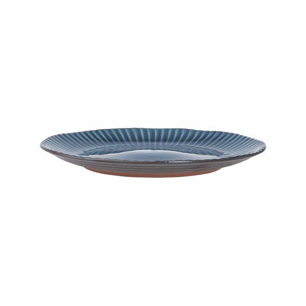 Farfurie din gresie ceramică Bahne & CO Birch, ø 27,5 cm, albastru
