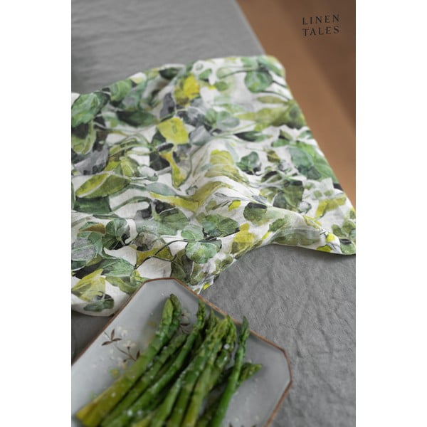 Napron de masă din in 40x200 cm Lotus – Linen Tales-image-1