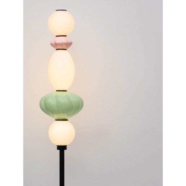 Lampadar LED cu intensitate reglabilă din ceramică cu abajur din ceramică/cu abajur din sticlă (înălțime 136,5 cm) Oneta – Nova Luce-image-2