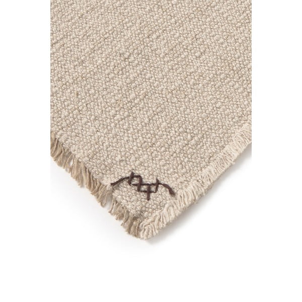 Pătură crem din bumbac 130x180 cm Handloom – Lorena Canals-image-4