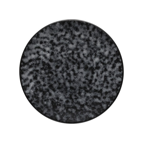 Farfurie neagră/gri pentru desert  din gresie ø 22 cm Roda – Costa Nova