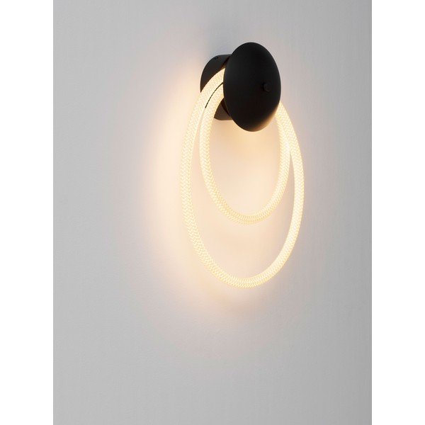 Aplică de perete albă/negru-mat LED din oțel Ilane – Nova Luce-image-2