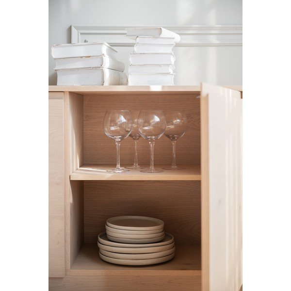 Comodă în culoare naturală deschisă cu aspect de lemn de stejar 180x70x40 cm Melstone – Rowico-image-4