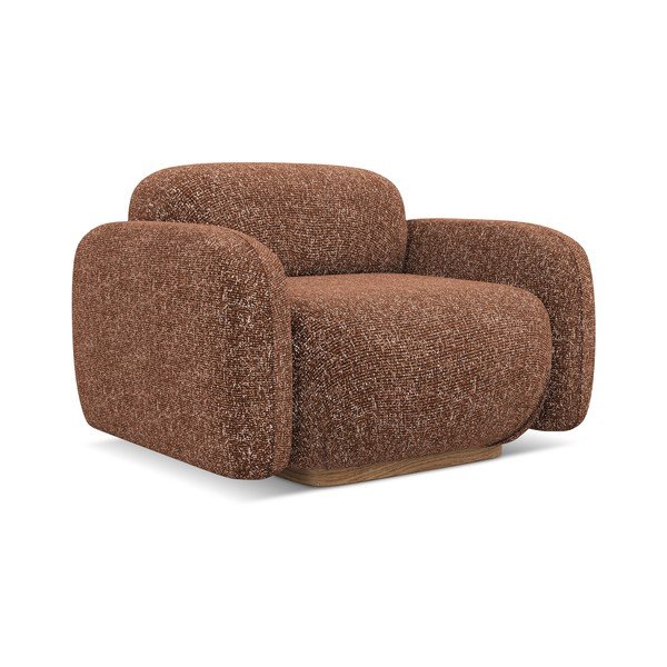 Fotoliu modular portocaliu/maro Ailani – Makamii