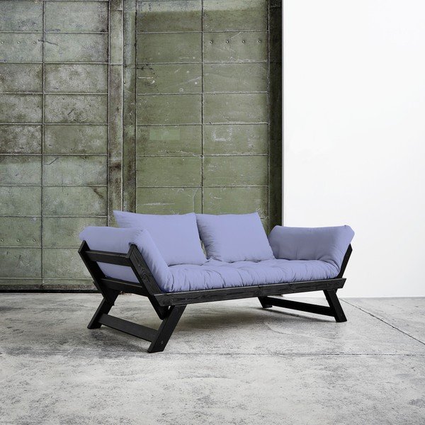 Canapea extensibilă Karup Bebop Black/Blue Breeze-image-3