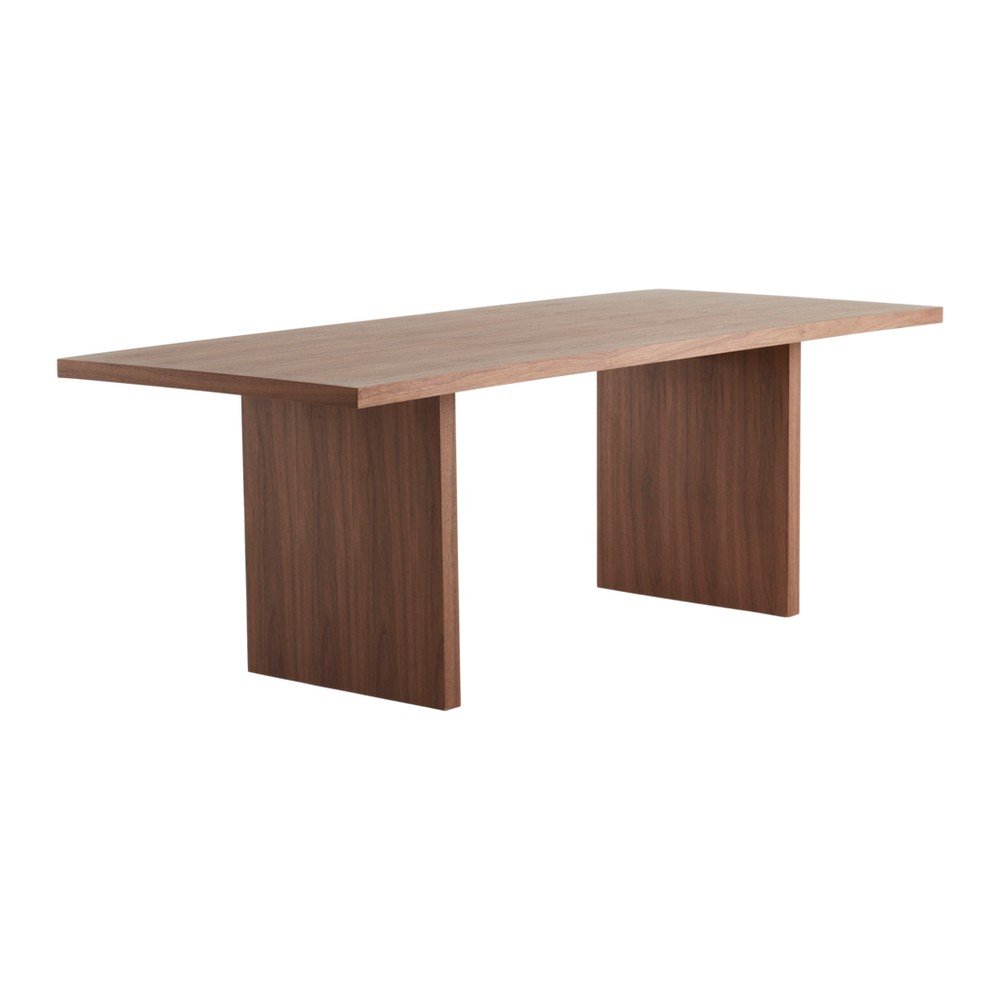 Masă de dining cu aspect de lemn de nuc 90x210 cm Aspelund – Jotex