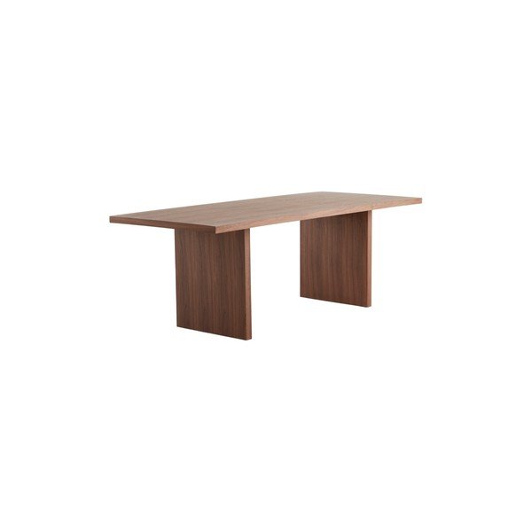 Masă de dining cu aspect de lemn de nuc 90x210 cm Aspelund – Jotex