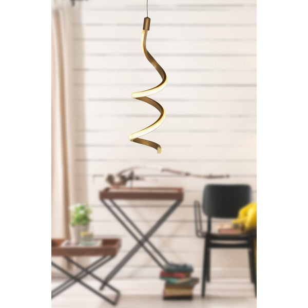 Lustră bronz LED din metal ø 12 cm Hilton – Squid Lighting-image-1