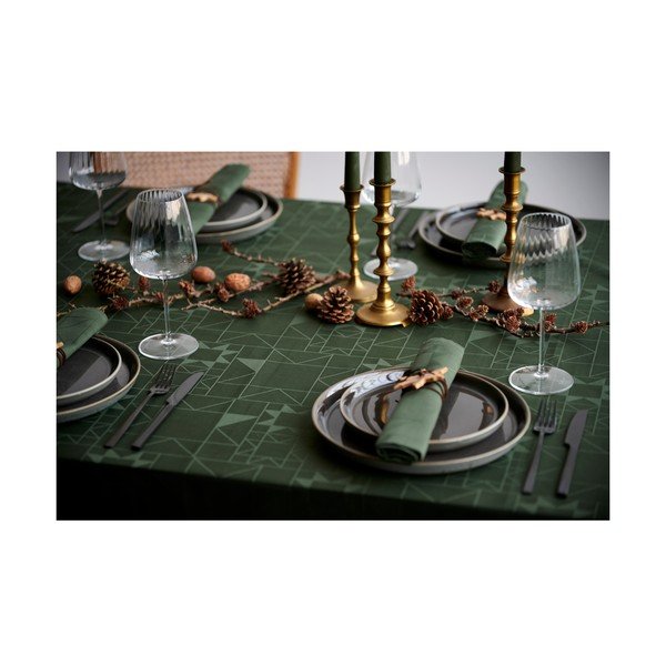 Față de masă din damasc 140x320 cm Star Damask – Södahl-image-3