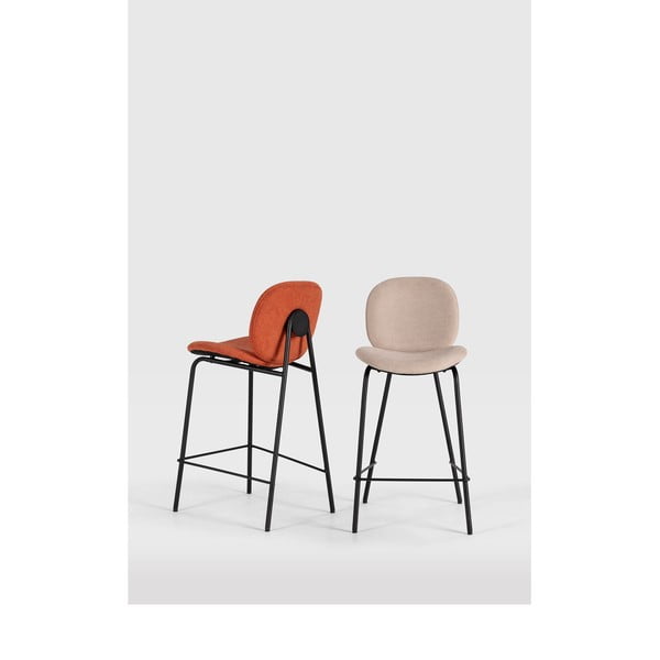 Scaune de bar bej 2 buc. (înălțime șezut 65 cm) Cori – Marckeric-image-1