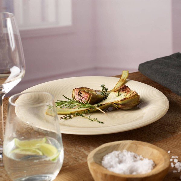 Farfurie din porțelan Villeroy & Boch Like Color Loop, ø 28,5 cm, alb - bej-image-1