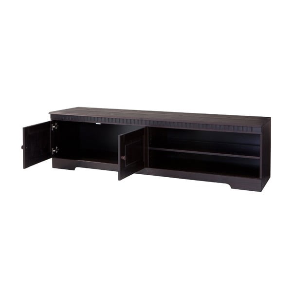 Comodă TV maro din lemn de pin 45x44 cm Cubrix – Støraa-image-1