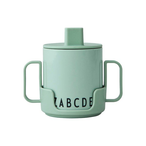 Cană pentru copii Design Letters Eat & Learn, verde-image-2