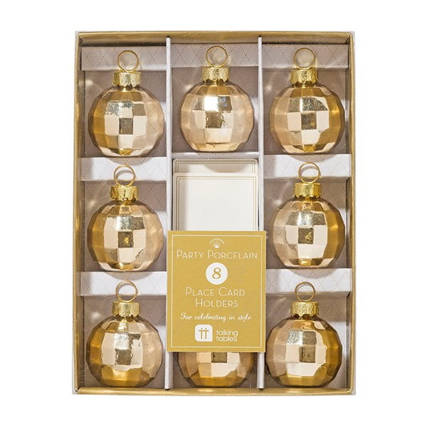 Set suporturi etichete nume Talking Tables Porcelain Party, 8 buc.-image-1