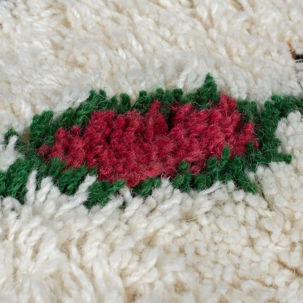 Covor crem țesut manual din lână 120x170 cm Moroccan Fes – Flair Rugs-image-3