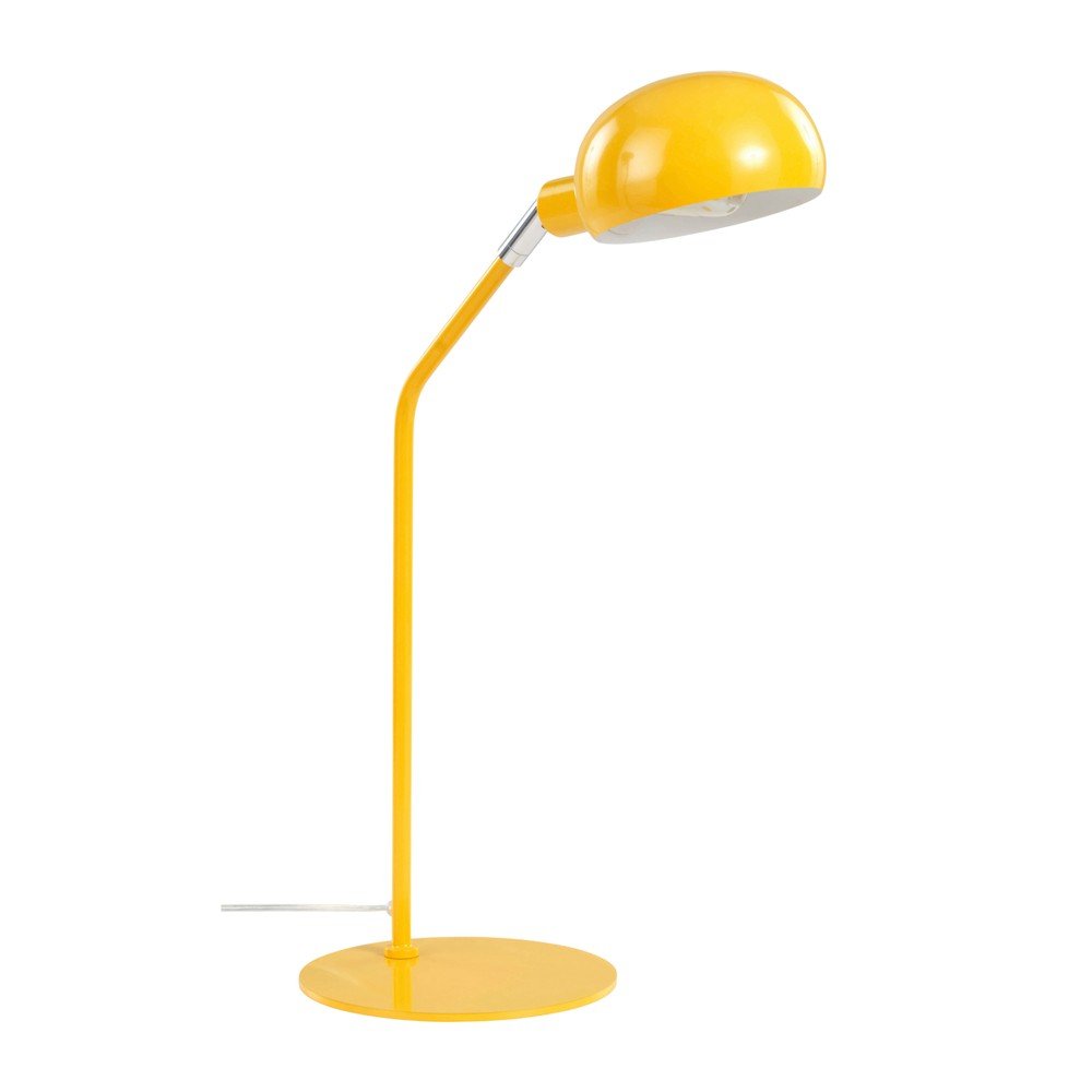 Veioză galbenă cu structură flexibilă din oțel (înălțime 59 cm) Lincon – Jotex