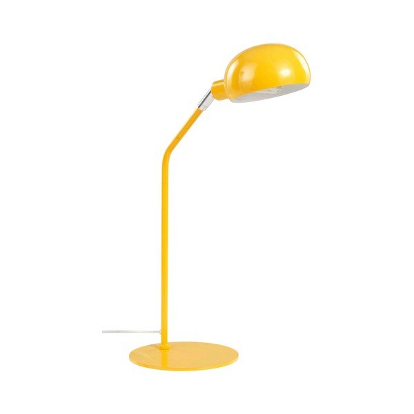 Veioză galbenă cu structură flexibilă din oțel (înălțime 59 cm) Lincon – Jotex