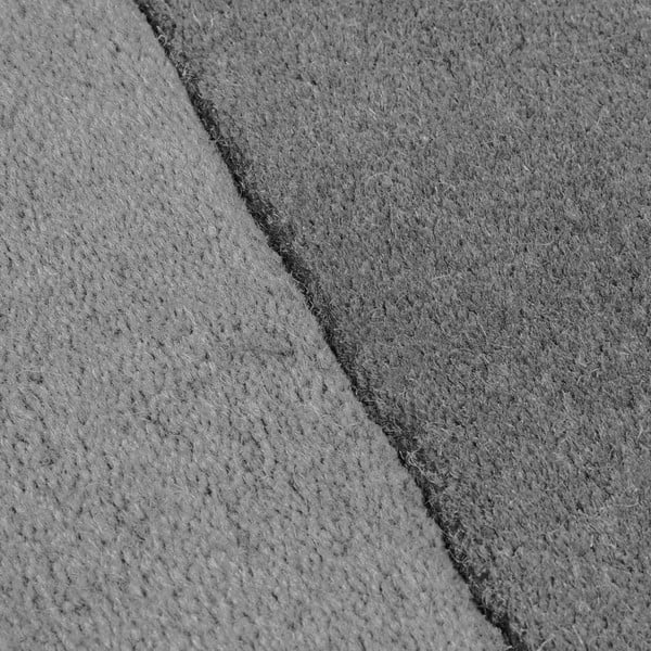 Covor negru/gri țesut manual din lână 200x290 cm Lozenge Monochrome – Flair Rugs-image-4