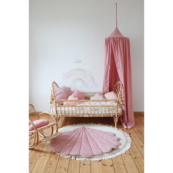 Pătură de joacă pentru copii roz Soft Pink - Moi Mili-image-2