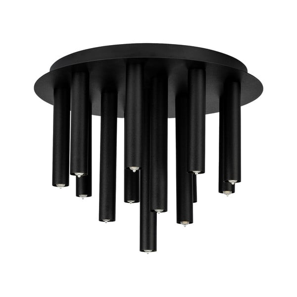 Plafonieră neagră cu abajur din metal 34x34 cm Gocce - Markslöjd