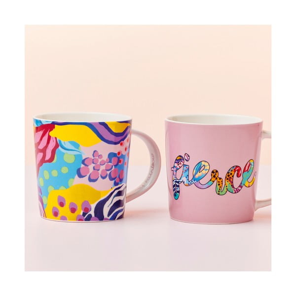 Căni din porțelan 2 buc. 380 ml Be Fierce – Maxwell & Williams-image-1