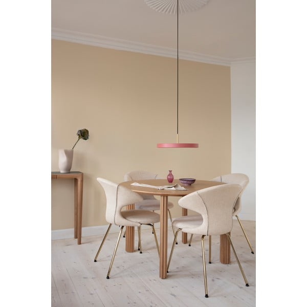 Lustră roz LED cu abajur din metal ø 43 cm Asteria Medium – UMAGE-image-1