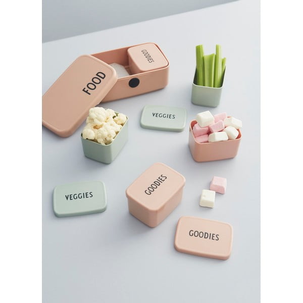 Cutie pentru gustare Design Letters Goodies, 8,2 x 6,8 cm, roz-image-4