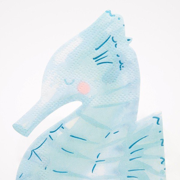 Șervețele 16 buc. din hârtie Seahorse – Meri Meri-image-3