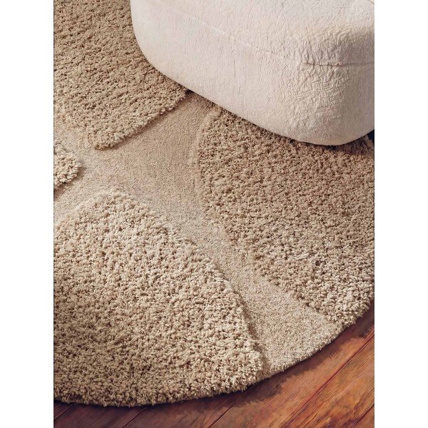 Covor bej țesut manual rotund ø 160 cm Lambeth Jasper – Ted Baker-image-3