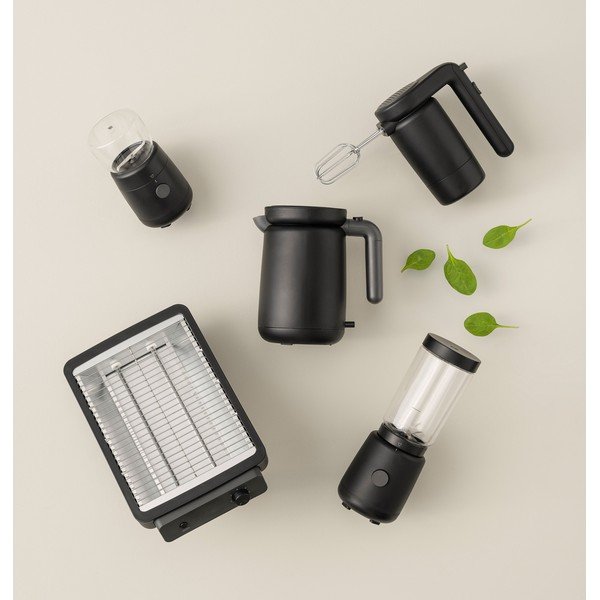 Mixer de mână negru din plastic Foodie – RIG-TIG-image-1
