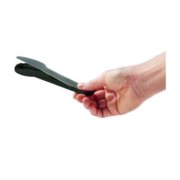 Set de tacâmuri de călătorie negru/argintiu din oțel inoxidabil 3 buc. To Go – Lékué-image-3