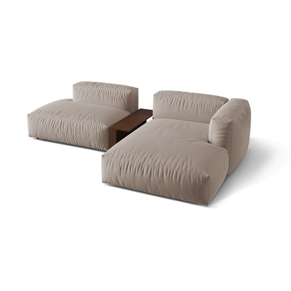 Colțar modular bej (cu colț pe partea dreaptă) Martina – Micadoni Home-image-2