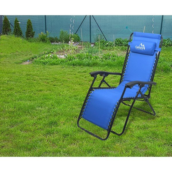 Şezlong pentru camping  albastru Livorno - Cattara -image-1