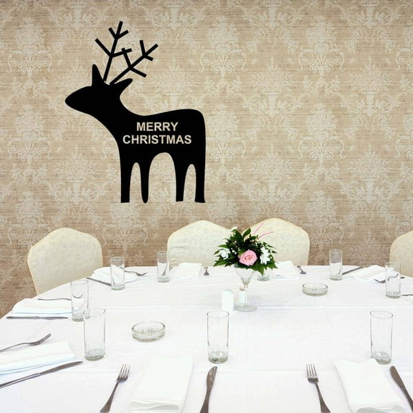 Autocolant pentru perete Reindeer, 34 x 44 cm