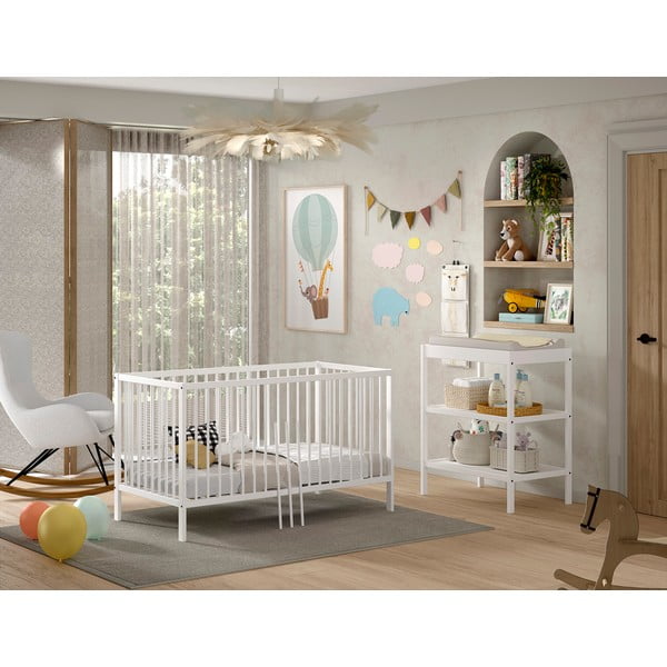 Set de mobilă pentru copii 2 buc. din lemn de fag Dino – Vipack-image-1