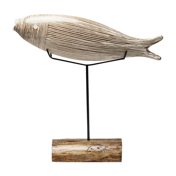 Statuetă decorativă Kare Design Pesce Stripes, înălțime 66 cm